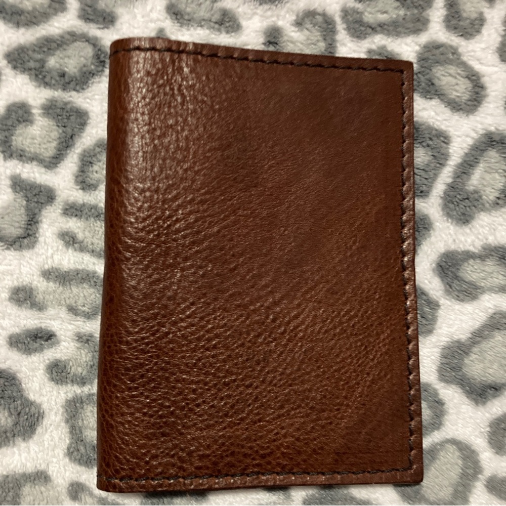 Portland Leather Goods Modern Passport Holder Nutmeg